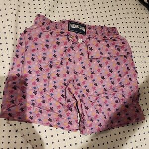 Vilebrequin Pink and Blue Floral Swim Shorts